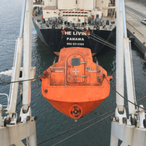 Operação com guincho